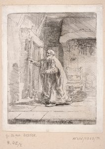 A megvakult Tobiasz alkotó: Rembrandt van Rijn
