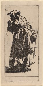 Öreg koldusasszony tökkel alkotó: Rembrandt van Rijn