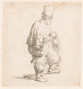 Lengyelország karba tett kézzel állva alkotó: Rembrandt van Rijn
