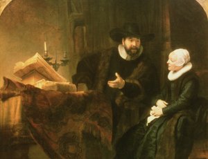 Cornelius Anslo és felesége portréja, 1641