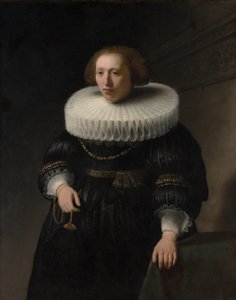 Egy nő portréja, valószínűleg a Van Beresteyn család tagja, 1632. alkotó: Rembrandt van Rijn