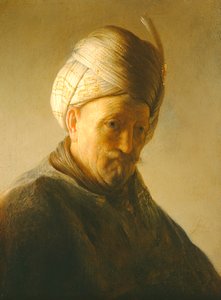 Turbános férfi portréja, 1630 körül (panel)