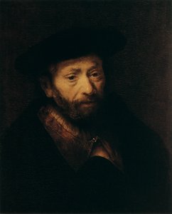Egy öregember portréja, 17. század alkotó: Rembrandt van Rijn