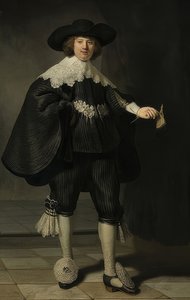 Marten Soolmans portréja. 1634 alkotó: Rembrandt van Rijn