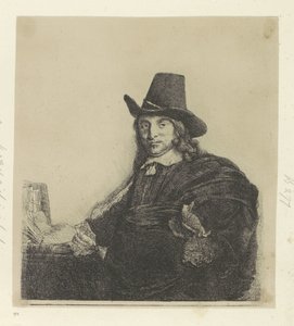 Jan Asselijn schilder portréja Nyolcvanöt eredeti nyomat gyűjteménye (sorozat címe) alkotó: Rembrandt van Rijn