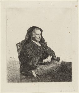 Rembrandt édesanyja alkotó: Rembrandt van Rijn