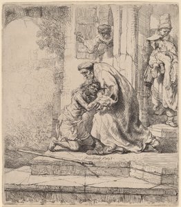 A tékozló fiú visszatérése alkotó: Rembrandt van Rijn