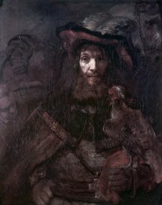Sólyom lovas alkotó: Rembrandt van Rijn
