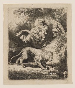 Szent Jeromos olvasás közben alkotó: Rembrandt van Rijn
