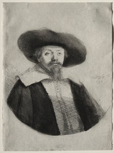 Samuel Manassé Ben Izrael, 1636. alkotó: Rembrandt van Rijn