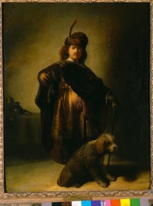 Önarckép keleti jelmezben alkotó: Rembrandt van Rijn