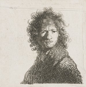 Önarckép, homlokráncolva, 1630 alkotó: Rembrandt van Rijn