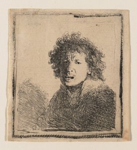 Önarckép, mintha kiabálna alkotó: Rembrandt van Rijn