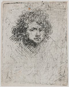 Önarckép, 1626-1629 körül. alkotó: Rembrandt van Rijn