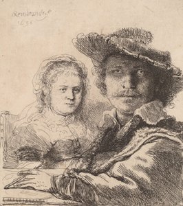 Önarckép Saskiával, 1636. alkotó: Rembrandt van Rijn