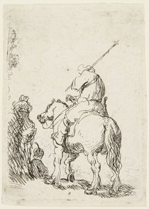 Lovas katona alkotó: Rembrandt van Rijn