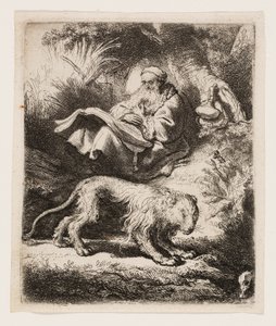 Szent Jeromos Reading alkotó: Rembrandt van Rijn