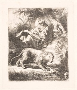 Szent Jeromos olvasás alkotó: Rembrandt van Rijn