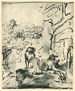 Szent Jeromos tájban olvas, 1649, 1943. alkotó: Rembrandt van Rijn