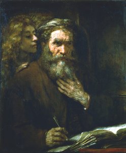Szent Máté evangélista, 1661 alkotó: Rembrandt van Rijn