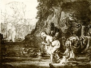 Susanna és a vének alkotó: Rembrandt van Rijn