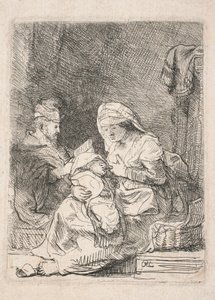 A Szent Család alkotó: Rembrandt van Rijn