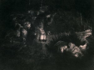 A pásztorok imádása alkotó: Rembrandt van Rijn