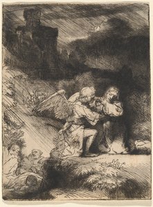 Az agónia a kertben alkotó: Rembrandt van Rijn