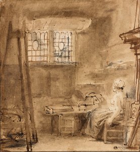 A művész műterme, 1659 alkotó: Rembrandt van Rijn