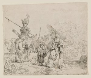 Az eunuch megkeresztelése alkotó: Rembrandt van Rijn