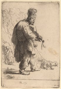 A vak hegedűs alkotó: Rembrandt van Rijn