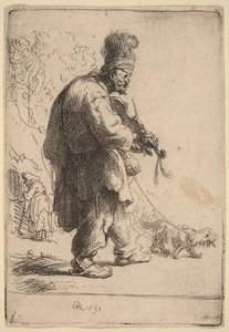 A vak hegedűs alkotó: Rembrandt van Rijn