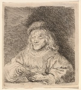A kártyajátékos alkotó: Rembrandt van Rijn