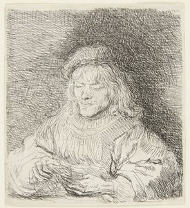 A kártyajátékos alkotó: Rembrandt van Rijn