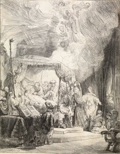 A Szűz halála, 1639 alkotó: Rembrandt van Rijn