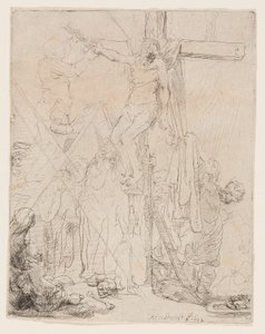 A keresztről való leszállás: Vázlat alkotó: Rembrandt van Rijn
