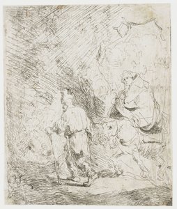 A menekülés Egyiptomba alkotó: Rembrandt van Rijn