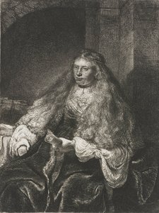 A nagy zsidó menyasszony, 1635 alkotó: Rembrandt van Rijn