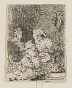 A Szent Család alkotó: Rembrandt van Rijn
