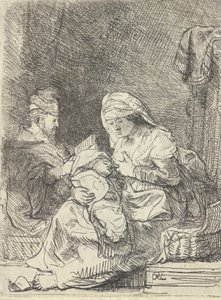 A Szent Család, c. 1632. alkotó: Rembrandt van Rijn