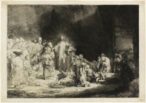 A száz gulden nyomat alkotó: Rembrandt van Rijn