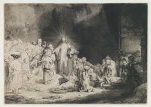 A száz gulden nyomat alkotó: Rembrandt van Rijn