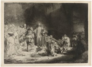 A száz gulden nyomat alkotó: Rembrandt van Rijn