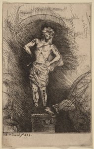 A Nebukadneccar által látott látomás alkotó: Rembrandt van Rijn