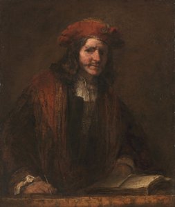 A vörös sapkás ember c. 1660 alkotó: Rembrandt van Rijn