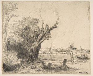 Az Omval, 1645. alkotó: Rembrandt van Rijn