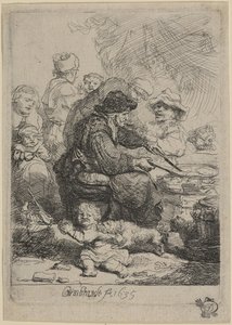 A palacsinta-asszony alkotó: Rembrandt van Rijn