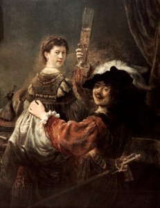A tékozló fiú a kocsmában Rembrandt és Saskia, 1635. alkotó: Rembrandt van Rijn