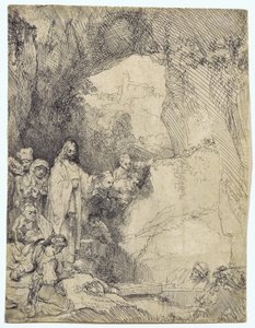 Lázár feltámasztása alkotó: Rembrandt van Rijn