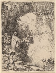 Lázár feltámasztása: Kistányér alkotó: Rembrandt van Rijn